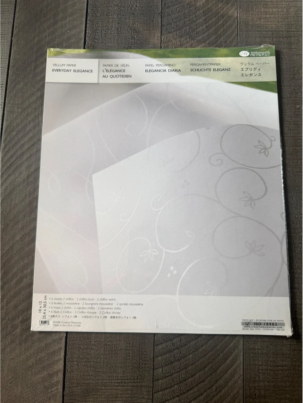Creative Memories Vellum Paper Everyday Elegance from 2006